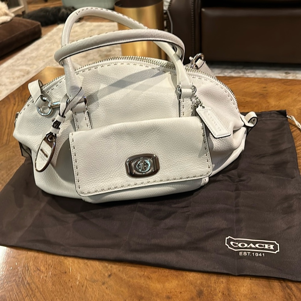 Vintage off white Coach bag 8972